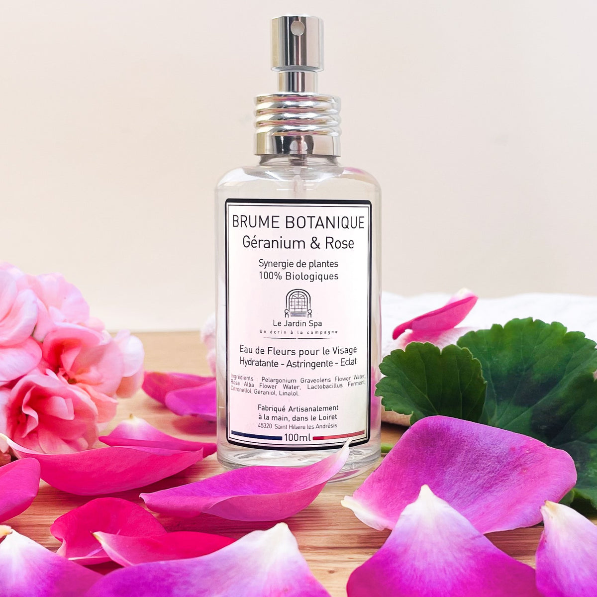 Brume Botanique Géranium & Rose