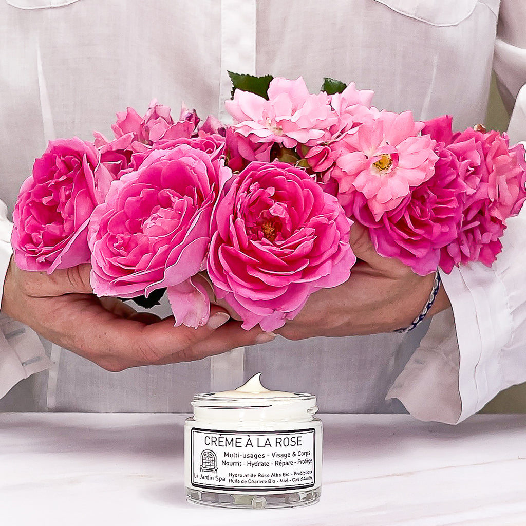 Crème à la Rose - Multi-usages, Visage &amp; Corps