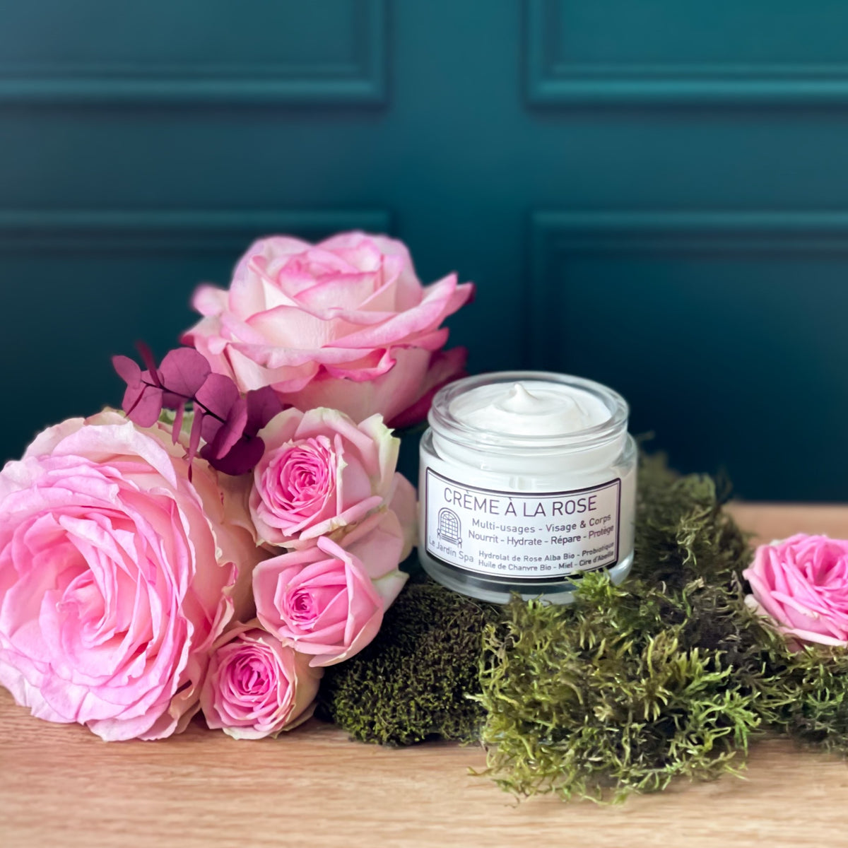 Crème à la Rose - Multi-usages, Visage &amp; Corps