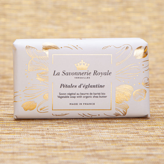 Extra-Gentle Soap "WILD ROSE PETALS" Woody, Rose & Musk Scent